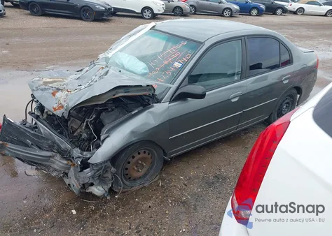 2004 Honda Civic Lx z USA, uszkodzony, nr VIN 2HGES16504H571323